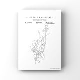 Alice Lakes and Highlands Mountain Bike Map