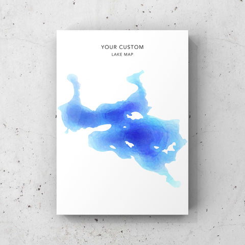 Custom Lake Print Digital Downlod