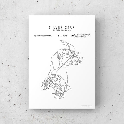 Silver Star Ski Resort Map