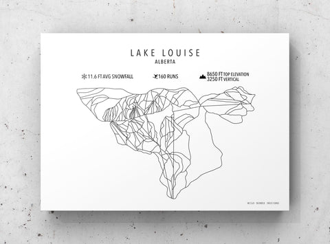 Lake Louise Ski Resort Map