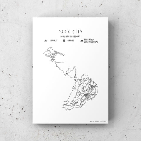 Park City Mountain Bike Map