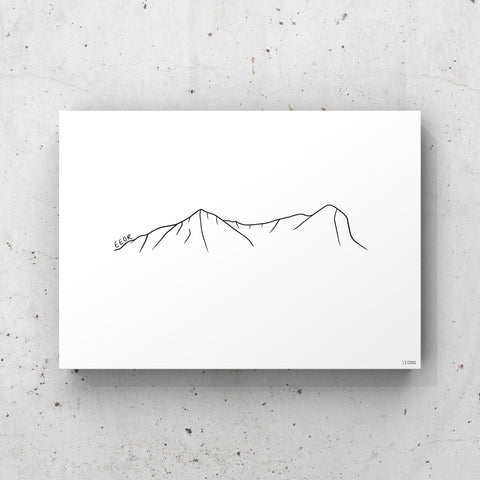 EEOR Mountain Range Print