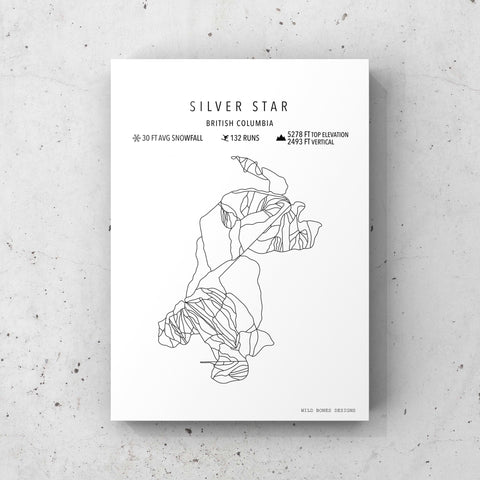 Silver Star Ski Resort Digital Download