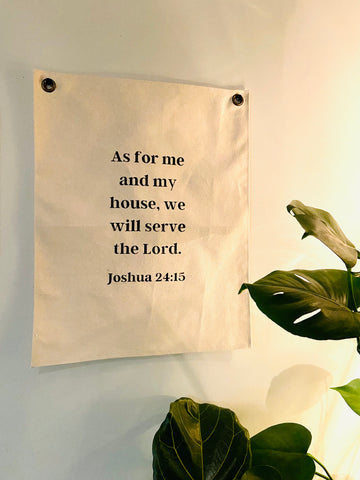 Joshua 24:15 Wall Tapestry