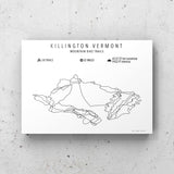 Killington Vermont Bike Resort Trail Map