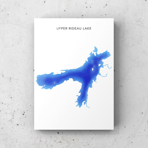 Upper Rideau Lake Map