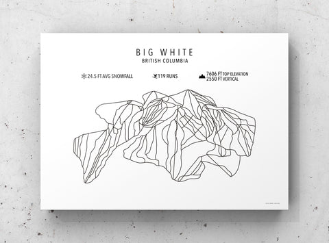 Big White Ski Resort Digital Download